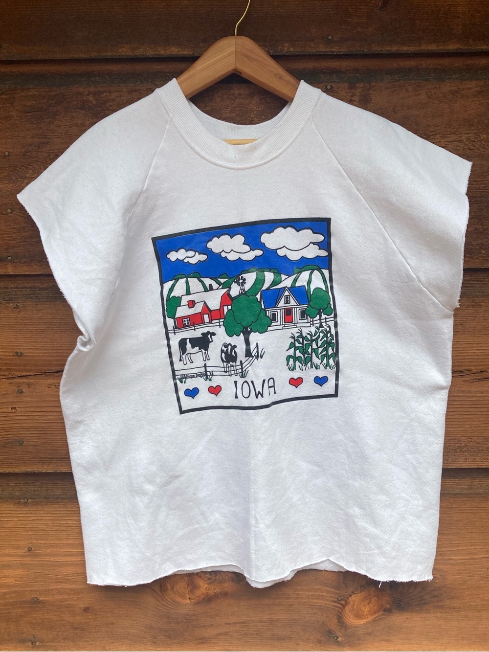 Cut-Off Vintage Iowa Sweatshirt